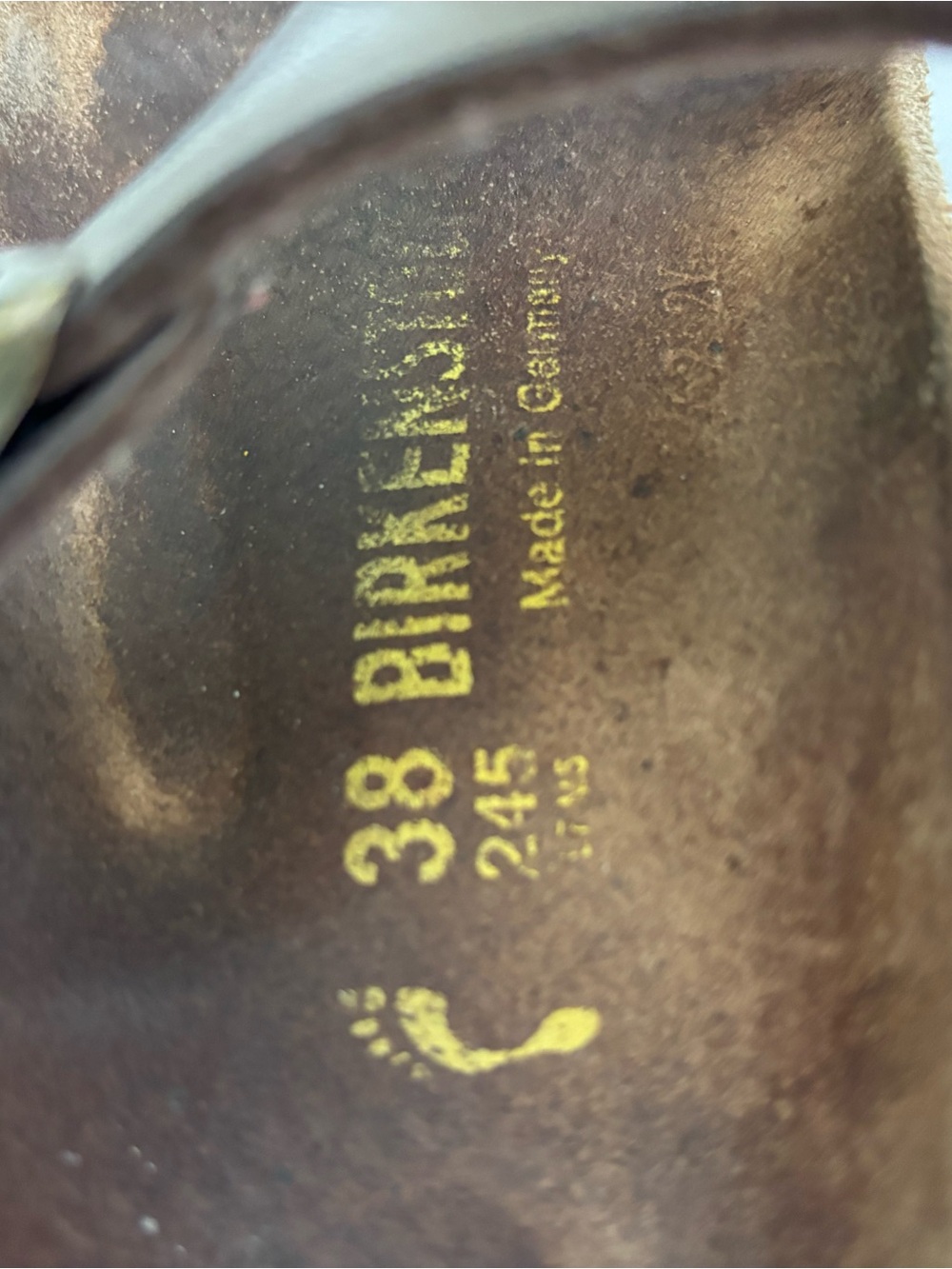 Birkenstock Gizeh Dark Brown Birko-Flor Thong Sandals | EU 38 - Picture 8 of 9
